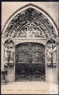 España - Circa 1920 - Postcard - Burgos - Cathedral - Cloister Door - Burgos