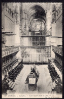 España - Circa 1920 - Postcard - Burgos - Cathedral - Main Nave From The Choir - Burgos