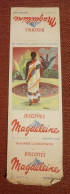 Buvard Biscottes Magdeleine N°16 Inde - Zwieback