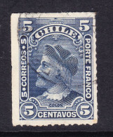 Chile 1900 5c Columbus Roulette Blue Die B - Chili