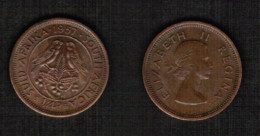 SOUTH AFRICA   1/4 PENNY 1957 (KM # 44) #7544 - Afrique Du Sud