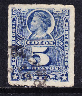 Chile 1878 5c Ultra Colombus Roulette  #2 Used - Chili