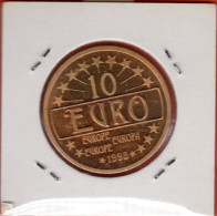 Medaglia Da 10 Euro 1998 Europa - Non Classés