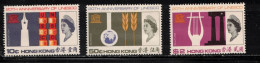 HONG KONG Scott # 231-3 MH - QEII 20th Anniversary Of UNESCO - Ungebraucht