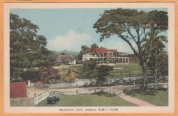 Mandeville Club Jamaica Old Postcard - Jamaïque