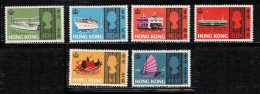 HONG KONG Scott # 239-44 MNH - Seacraft - Unused Stamps