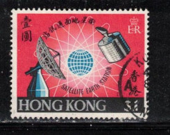 HONG KONG Scott # 252 Used - Satellite Earth Station - Usati