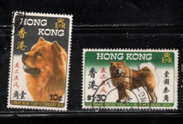 HONG KONG Scott # 253-4 Used - Lunar New Year 1970 - Usados