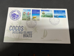 29-9-2023 (2 U 29) Australia FDC Cover - 2011 - Cocos Islands Boats (for Northern Suburbs Stamp Expo) - Cocos (Keeling) Islands