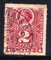 Chile 1878  2c Lake Colombus #2 Used - Chili