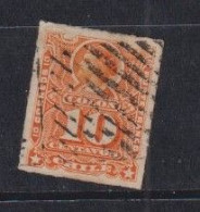 Chile 1878  10c Orange Columbus #5 Used - Chili