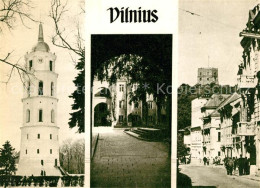 73325070 Vilnius Glockenturm Am Gediminasplatz Hof Der Universitaet Gorkistrasse - Lithuania