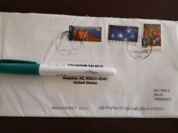 2023 Australia Cosmos Stamp On Cover - Brieven En Documenten