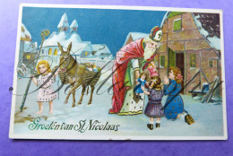 Fantasie Groeten St Nicolas Sint Nicolaas Sint Niklaas Sinterklaas Druk S.B. Gerany 3118 H - Sinterklaas
