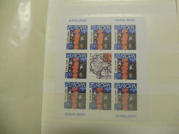 Europa Bl Bloc Blok   Mnh Neuf ** Année 2000 Montenegro Non Repertorié - 2000