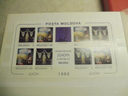 Europa Carnet Bookje 5 Mnh Neuf ** Année 1993 Moldavie Moldova - 1993