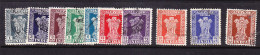 India 1957 Asrkan Capital Set O165/174 - Oblitérés