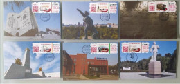 China Maximum Card，2022 Liaoning Six Places National Version Label (Each Place Date Stamp),6 Pcs - Maximum Cards