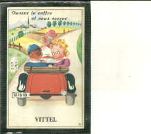 88  VITTEL - CARTE AVEC DEPLIANT (ref A5744) - Vittel