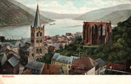 Bacharach 1906 - Lithographie, Der Romantische Rhein - Bacharach