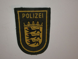 ECUSSON Collection Polizei Police Allemande Bade Wurtemberg - Policia