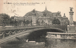 FRANCE - Paris - Le Pont Alexandre III Et Le Grand Palais - Carte Postal Ancienne - Ponts