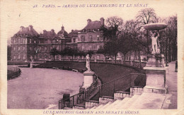 FRANCE - Paris - Jardin Du Luxembourg Et Le Sénat - Carte Postal Ancienne - Notre Dame Von Paris