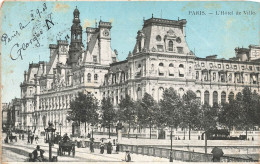 FRANCE - Paris - L'hôtel De Ville - Colorisé - Carte Postal Ancienne - Ponts