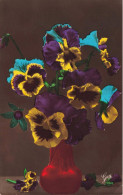 FLEURS  - Vase Rempli De Fleurs - Colorisé - Carte Postale Ancienne - Flowers