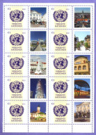 United Nations. Vienna 2020. Philatelic Exhibition OVEBRIA. UN Emblem. Views Of St. Pölten. MNH** - Nuevos