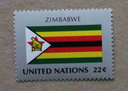 Ny87-02 : Nations-Unies (N-Y) / Drapeau Des Etats Membres De L'ONU - Zimbabwe - Neufs