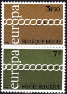 BELGIUM 1971 EUROPA. Complete Set, MNH - 1971