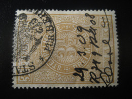 PREUSSEN Stempelmarke 3 1/2 Mark BERLIN 1908 Cancel Fiscal Stamp Tax Service Revenue Prussia GERMANY - Other & Unclassified