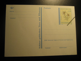 1994 Edelweiss Protects Endangered Animals And Plants SPECIMEN Postal Stationery Card Overprinted AUSTRIA - Proofs & Reprints