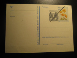 1991 Arnika + Wien Heiligen Protects Endangered Animals And Plants SPECIMEN Postal Stationery Card Overprinted AUSTRIA - Proeven & Herdruk