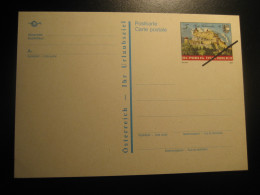 1991 Castle Osterreich Your Holiday Destination SPECIMEN Postal Stationery Card Overprinted AUSTRIA - Proofs & Reprints