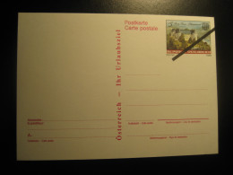 1988 Castle Osterreich Your Holiday Destination SPECIMEN Postal Stationery Card Overprinted AUSTRIA - Essais & Réimpressions