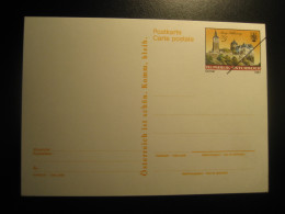 1987 Castle Schlaining SPECIMEN Postal Stationery Card Overprinted AUSTRIA - Proeven & Herdruk