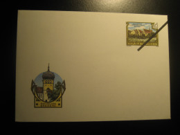 1988 Kloster Riedenburg Martinsturm Bregenz SPECIMEN Postal Stationery Cover Overprinted AUSTRIA - Proeven & Herdruk
