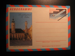 St. Polten Landeshauptstadt SPECIMEN Aerogramme Air Letter Austrian Airlines Airways Overprinted AUSTRIA - Probe- Und Nachdrucke