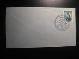 BADEN BEI WIEN 18.6.1957 Postbus Post Bus 50 Year Anniversary Trip Cancel Cover AUSTRIA Coach Autobus Autocar - Bussen