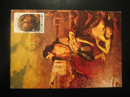MESOLONGION 1982 Europa CEPT Europeism Messolongi Municipal Gallery Maxi Maximum Card GREECE - Storia Postale