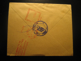 ATHENS 1976 To Amsterdam Netherlands Commercial Bank Of Greece Registered Meter Mail Cancel Cover GREECE - Storia Postale