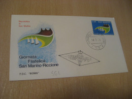 SAN MARINO 1974 Riccione FDC Cancel Cover Italy Italia - Storia Postale