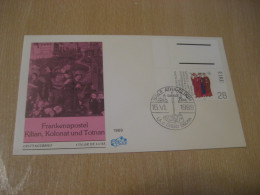 DUBLIN 1989 1330 Year Kilian Kolonat Totnan Germany Religion FDC Cancel Cover IRELAND Eire - Storia Postale