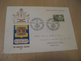 BRAEDSTRUP 1967 Cancel Cover DENMARK  - Lettres & Documents