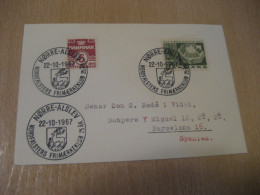 NORR-ALSLEV 1967 Nordfalsters Club Cancel Card DENMARK  - Cartas & Documentos