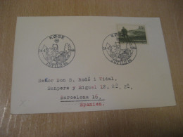 KOGE 1966 Jufilu 66 Cancel Card DENMARK  - Covers & Documents