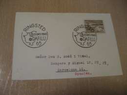 RINGSTED 1965 Dafilu Cancel Card DENMARK  - Brieven En Documenten