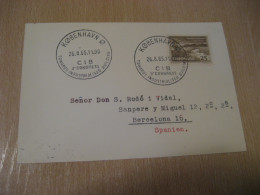 COPENHAGEN 1965 CIB 3 Congress Towards Industrialised Building Cancel Card DENMARK  - Storia Postale